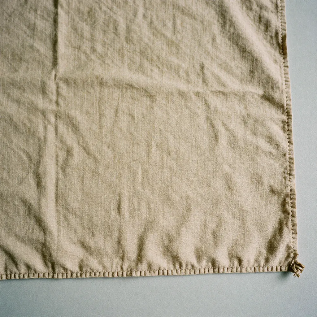 Textile sample with natural indigo dye